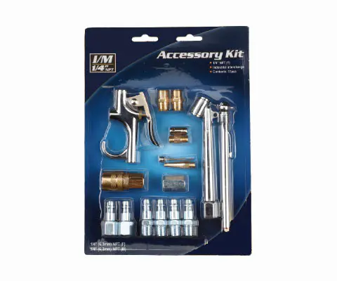 17PCS PNEUMATIC ACCESSORY SET