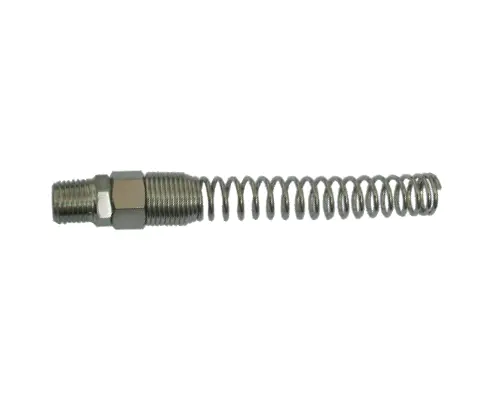 SOLID THREADED CONNECTION WITH SPRING FOR PU HOSE