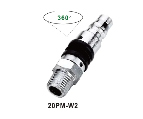 Nitto type swivel plug