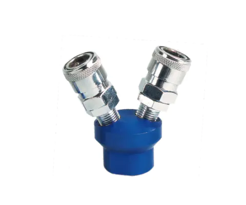 2PCS Manifold With Japan Type Quick Coupler