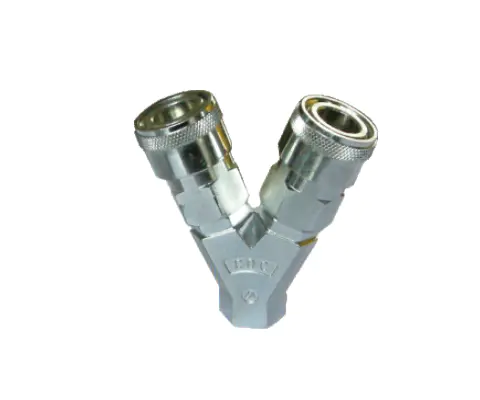 2PCS Manifold With Japan Type Quick Coupler