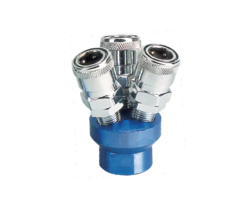 3PCS Manifold With Japan Type Quick Coupler