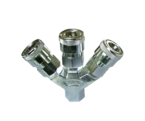 3PCS Manifold With Japan Type Quick Coupler