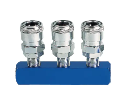 3PCS Manifold With Japan Type Quick Coupler