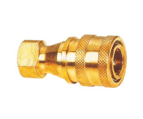 SHQ7 MEDIUM-PRESSURE HIGH PERFORMANCE PNEUMATIC AND HYDRAULIC QUICK COUPLING(BRASS)