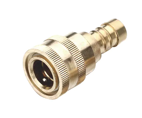 USA TYPE HYDRAULIC QUICK COUPLER&PLUG,1/2″BODY,BRASS
