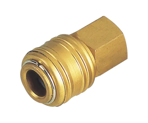 GERMAN TYPE COUPLER,1/4 ” BODY,STEEL