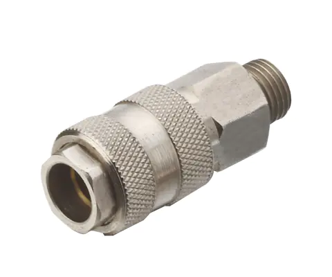 ITALIAN TYPE COUPLER,1/4″BODY,STEEL