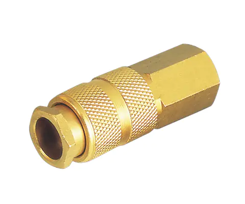 SYRIAN TYPE COUPLER,1/4″ BODY,BRASS