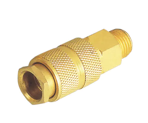 SYRIAN TYPE COUPLER,1/4″ BODY,BRASS