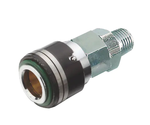 NITTO ONE-TOUCH SAFETYTYPE COUPLER,1/4 ” BODY,STEEL