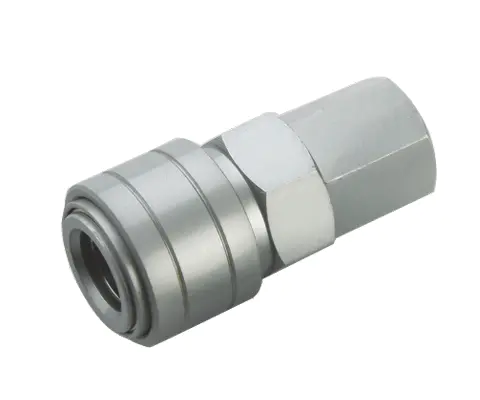 NITTO ONE-TOUCH TYPE COUPLER,1/4″BODY, STEEL