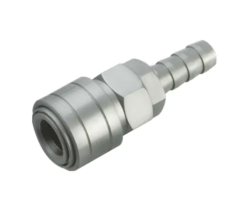 NITTO ONE-TOUCH TYPE COUPLER,1/4″BODY, STEEL