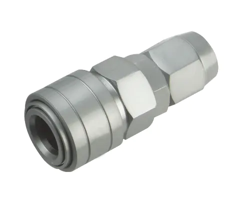 NITTO ONE-TOUCH TYPE COUPLER,1/4″BODY, STEEL