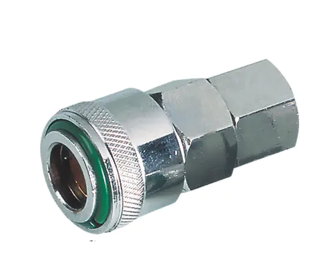 NITTO ONE-TOUCH TYPE COUPLER,1/4 ” BODY,STEEL