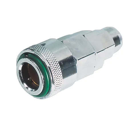 NITTO ONE-TOUCH TYPE COUPLER,1/4 ” BODY,STEEL
