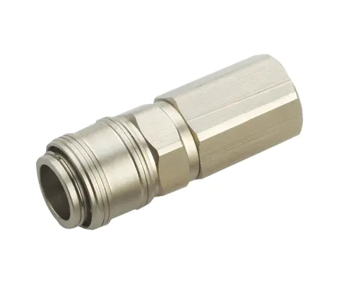 NITTO ONE-TOUCH TYPE COUPLER,1/4″BODY,STEEL
