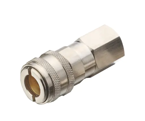 NITTO ONE-TOUCH TYPE COUPLER,1/4″BODY,STEEL