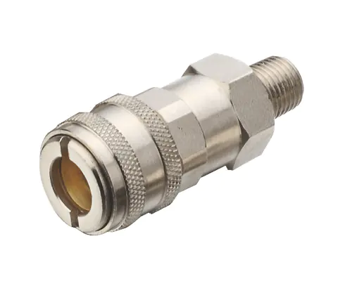 NITTO ONE-TOUCH TYPE COUPLER,1/4″BODY,STEEL