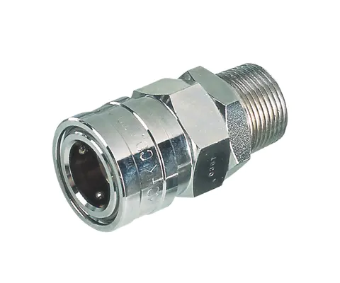NITTO TWO-TOUCH TYPE COUPLER,1/2 ” BODY,STEEL