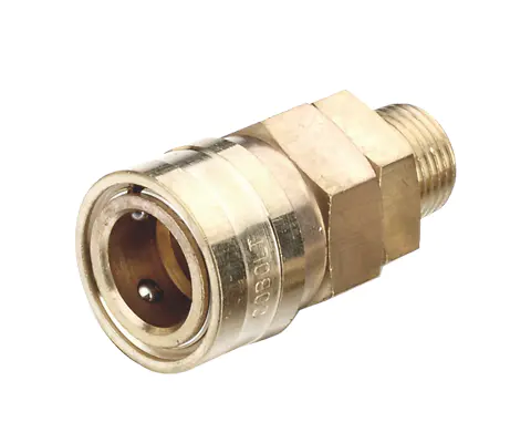 NITTO TWO-TOUCH TYPE COUPLER,1/2″ BODY,BRASS