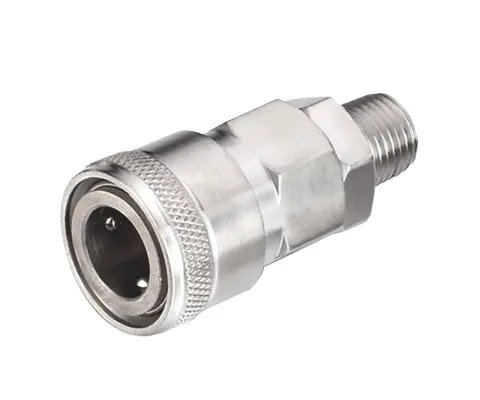 NITTO TWO-TOUCH TYPE COUPLER,1/4 ” BODY,S.S