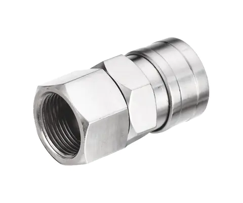 NITTO TWO-TOUCH TYPE COUPLER,1/2″ BODY,S.S