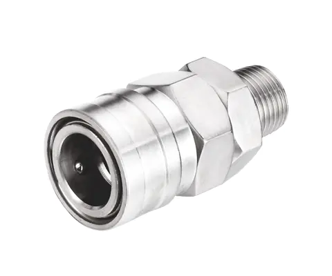 NITTO TWO-TOUCH TYPE COUPLER,1/2″ BODY,S.S