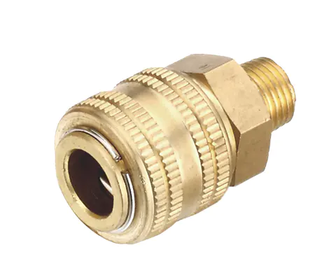 GERMAN TYPE COUPLER ,1/4 ” BODY,BRASS
