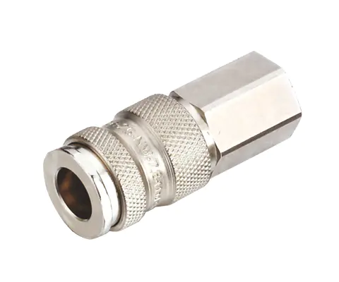GERMAN TYPE COUPLER,1/4″ BODY,BRASS