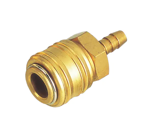 ARO TYPE PUSH-TO-CONNECT COUPLER, 1/4″ BODY, BRASS