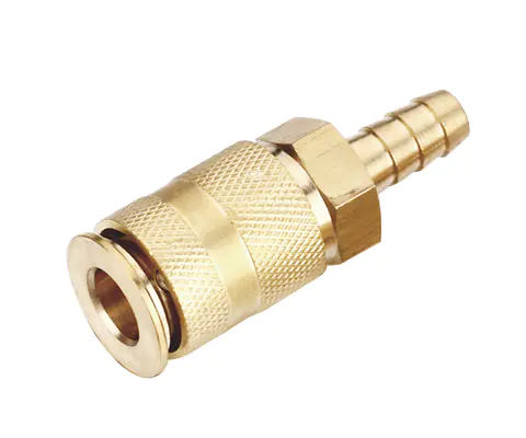 ARO TYPE PUSH-TO-CONNECT COUPLER, 1/4″ BODY, BRASS