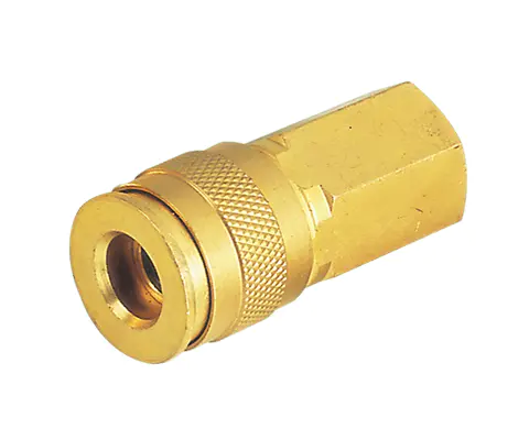 UNIVERSAL TYPE PUSH-TO-CONNECT COUPLER, 1/4”BODY, BRASS
