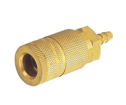 INDUSTRIAL TYPE MANUAL COUPLER, 1/4″ BODY, BRASS