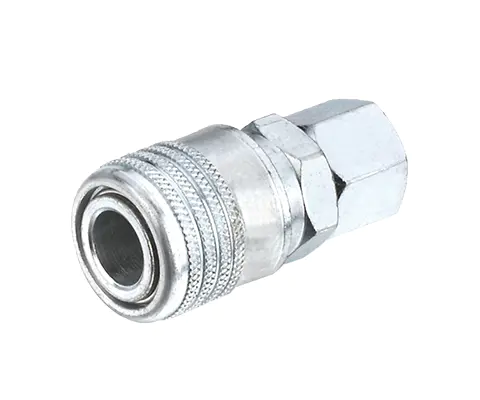INDUSTRIAL TYPE MANUAL COUPLER, 1/4″ BODY, BRASS