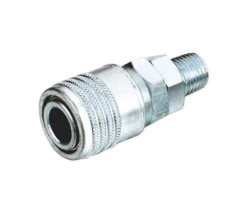 INDUSTRIAL TYPE MANUAL COUPLER, 1/4″ BODY, BRASS