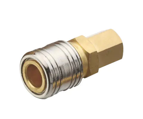 INDUSTRIAL TYPE MANUAL COUPLER, 1/4″ BODY, STEEL