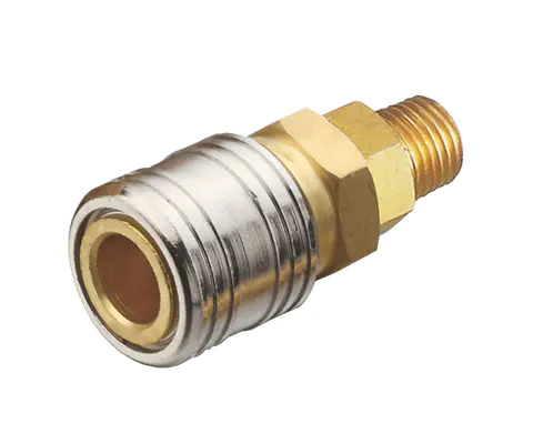 INDUSTRIAL TYPE MANUAL COUPLER, 1/4″ BODY, STEEL