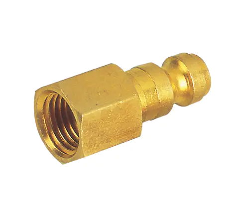 TRUFLATE TYPE PLUG, 1/4”BODY, BRASS