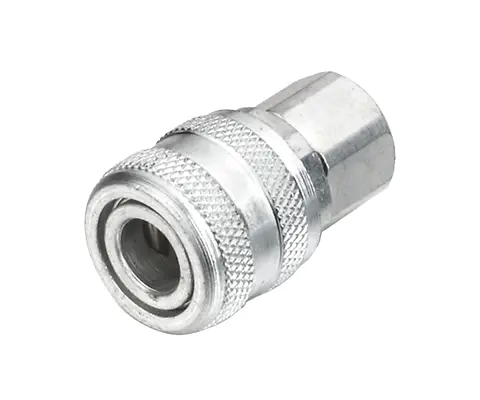 ARO TYPE PUSH-TO-CONNECT COUPLER, 1/4″ BODY, STEEL