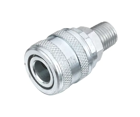ARO TYPE PUSH-TO-CONNECT COUPLER, 1/4″ BODY, STEEL