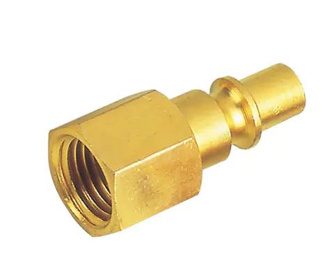 ARO TYPE PLUG, 1/4”BODY, BRASS
